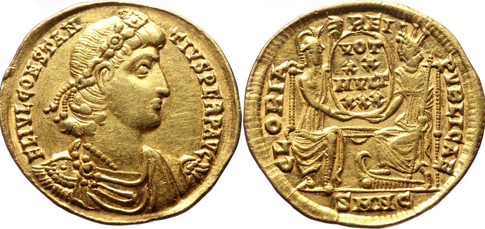 002 Constantius II coins ancient to other 002 constantius ii