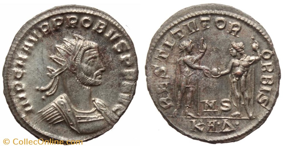 PROBUS RIC 856var. SOLD coins ancient to romans imperial and republican probus ric 856var sold