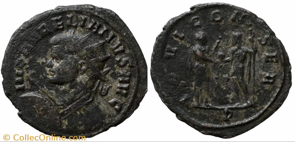 AURELIAN RIC TEMP 2573 SOLD coins ancient to romans imperial and republican aurelian ric temp 2573 sold