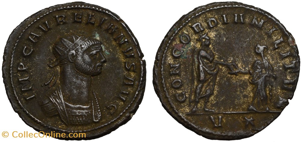 AURELIAN RIC TEMP 2276 SOLD coins ancient to romans imperial and republican aurelian ric temp 2276 sold