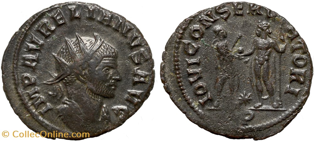 AURELIAN RIC TEMP 2081 SOLD coins ancient to roman republic imperial aurelian ric temp 2081 sold