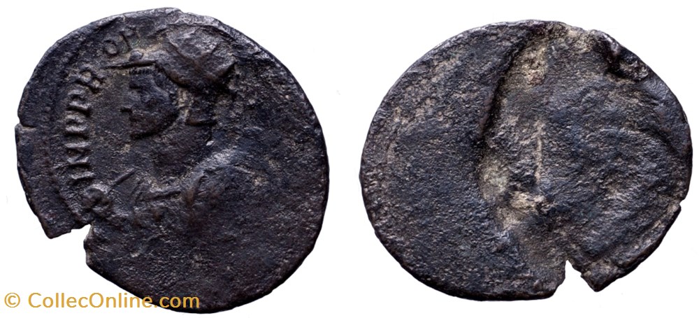 PROBUS ROMA E1 BUST REVERSE MISSTRIKE SOLD coins ancient to romans imperial and republican probus roma e1 bust reverse misstrike sold