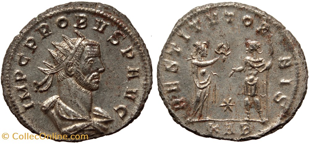 PROBUS RIC 855var. SOLD coins ancient to romans imperial and republican probus ric 855var sold