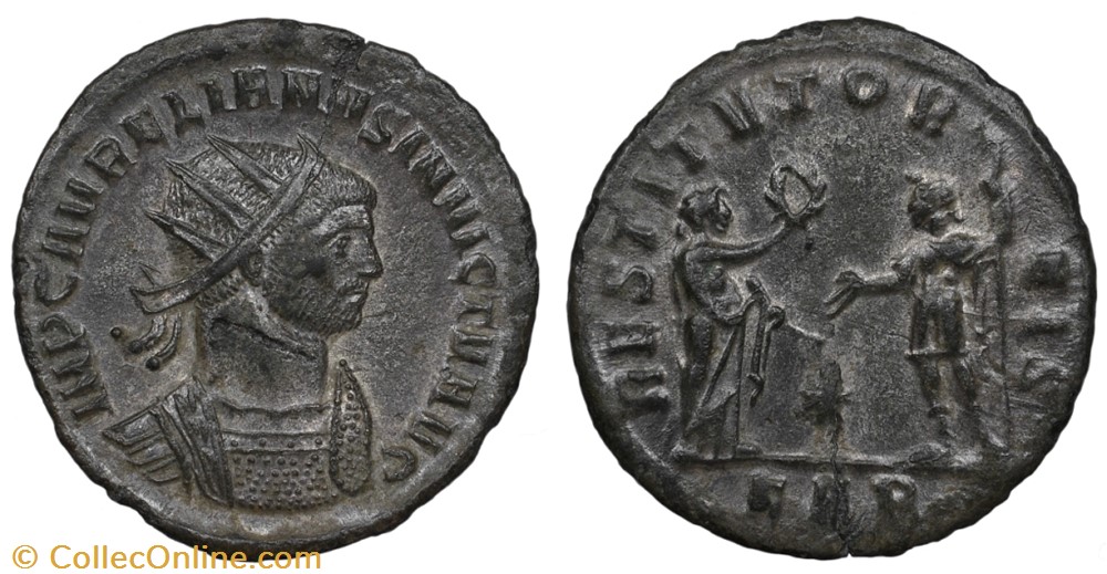 AURELIAN RIC TEMP 2763 SOLD coins ancient to romans imperial and republican aurelian ric temp 2763 sold