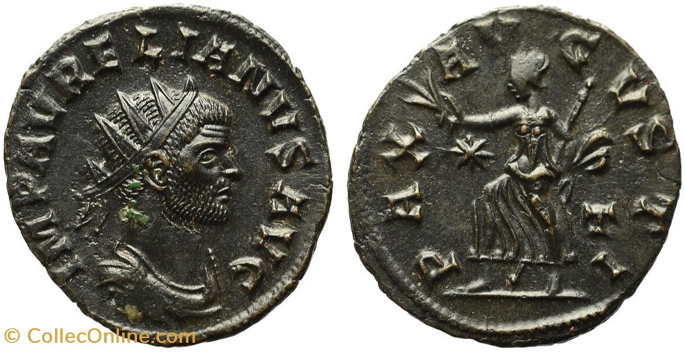 AURELIAN RIC TEMP 2102 - SOLD coins antique b to roman republican imperial aurelian ric temp 2102 sold