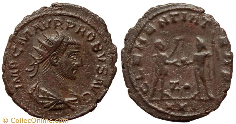 PROBUS RIC 921 OFFICINA 7 SOLD coins ancient to romans imperial and republican probus ric 921 officina 7 sold
