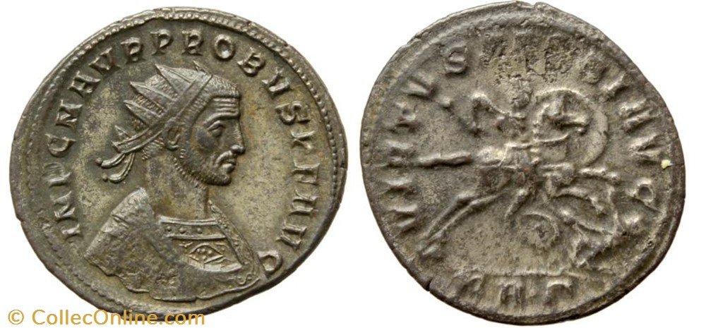 PROBUS RIC 877var. SOLD coins ancient to romans imperial and republican probus ric 877var sold