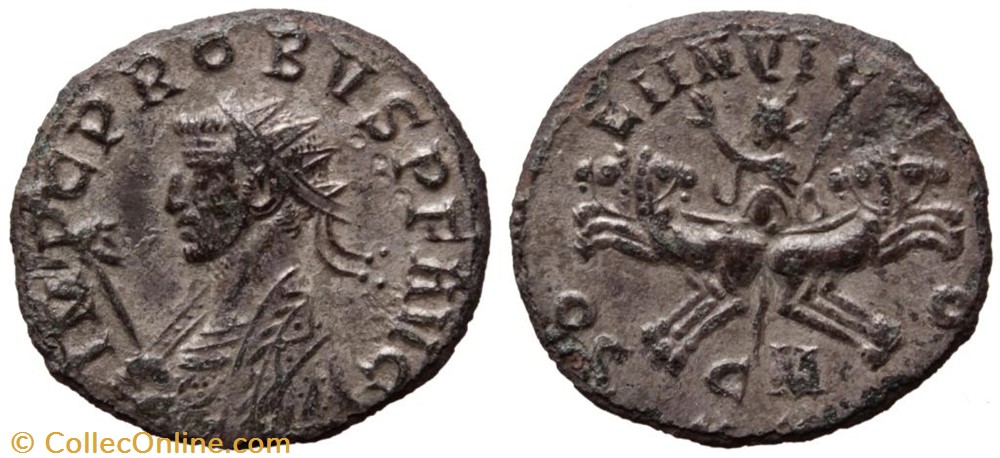PROBUS RIC 911var. SOLD coins ancient to romans imperial and republican probus ric 911var sold