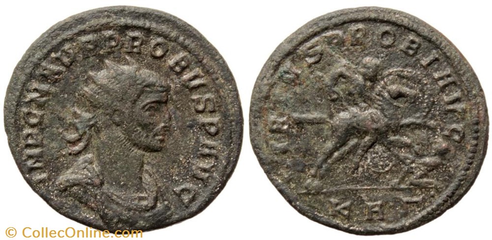 PROBUS RIC 880var. SOLD coins ancient to romans imperial and republican probus ric 880var sold