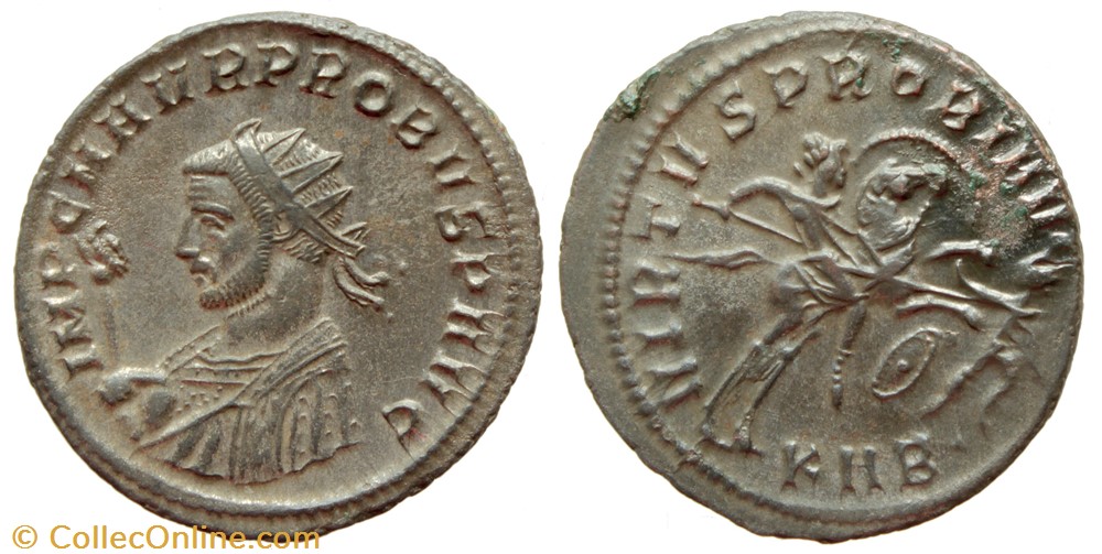 PROBUS RIC 880var. SOLD coins ancient to romans imperial and republican probus ric 880var sold