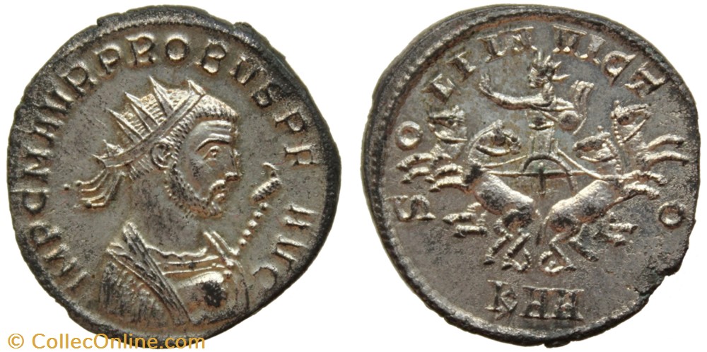 PROBUS RIC 861 VAR. H4 BUST OFFICINA 1 SOLD coins ancient to romans imperial and republican probus ric 861 var h4 bust officina 1 sold