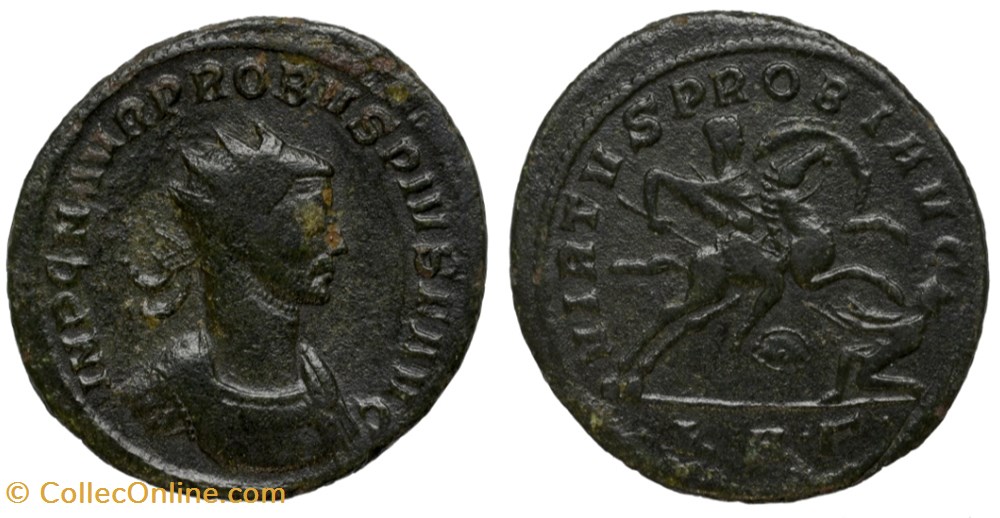 PROBUS RIC 880var. SOLD coins ancient to romans imperial and republican probus ric 880var sold
