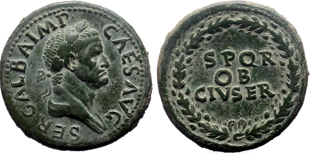 001 Galba coins ancient to romans imperial and republican 001 galba