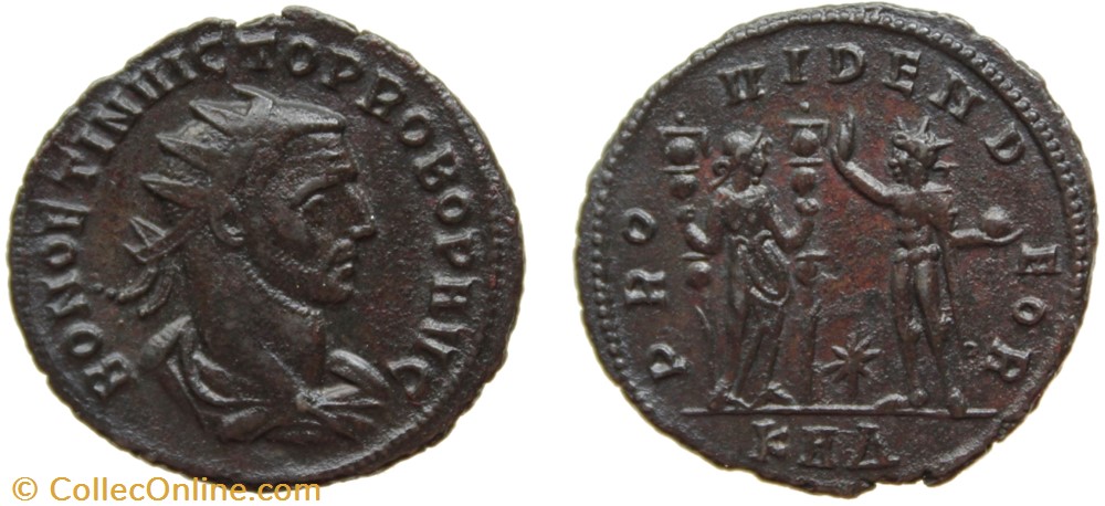 PROBUS RIC 850var. SOLD coins ancient to romans imperial and republican probus ric 850var sold