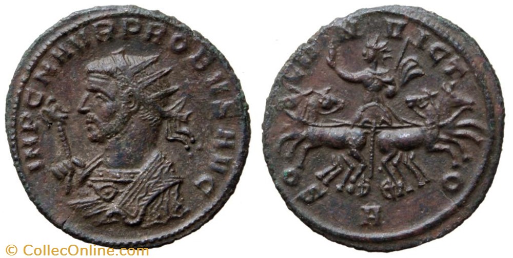 PROBUS RIC 862var. SOLD coins ancient to romans imperial and republican probus ric 862var sold