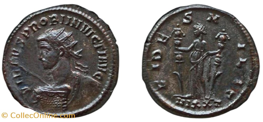 PROBUS RIC 368var. SOLD coins ancient to romans imperial and republican probus ric 368var sold