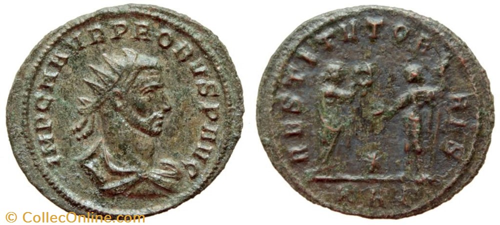 PROBUS RIC 854var. SOLD coins ancient to romans imperial and republican probus ric 854var sold