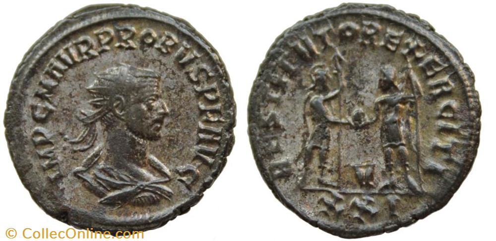 coins ancient to romans imperial and republican probus ric 909 xxi officina 5 sold