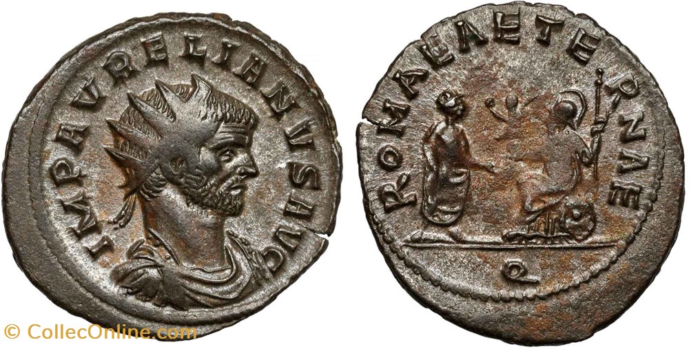 AURELIAN RIC TEMP 1449 SOLD coins ancient to romans imperial and republican aurelian ric temp 1449 sold