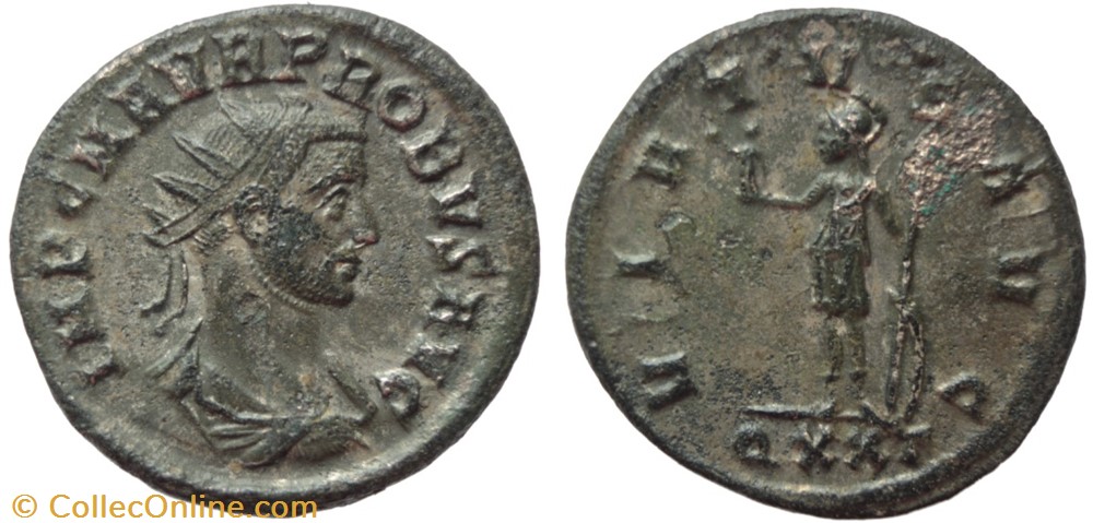 PROBUS RIC 435 VICTORY FACING LEFT - SOLD coins antique roman republican imperial probus ric 435 victory facing left sold