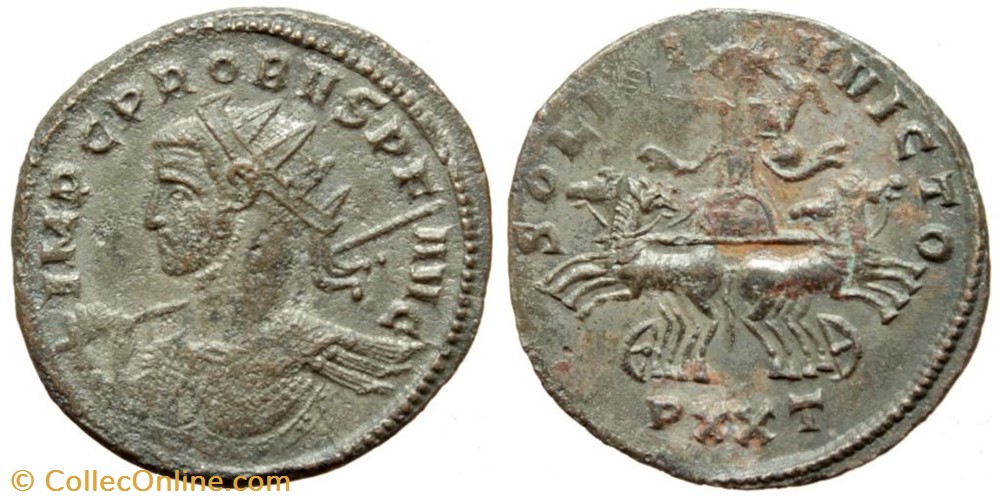PROBUS RIC 419var. SOLD coins ancient to romans imperial and republican probus ric 419var sold