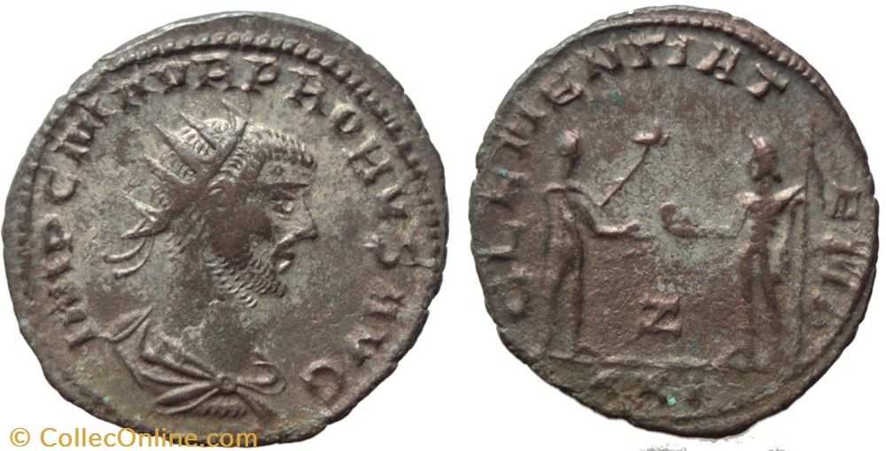coins ancient to romans imperial and republican probus ric 921 officina 7 sold