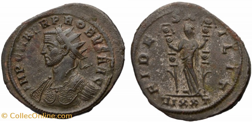 PROBUS RIC 364 var. SOLD coins ancient to romans imperial and republican probus ric 364 var sold