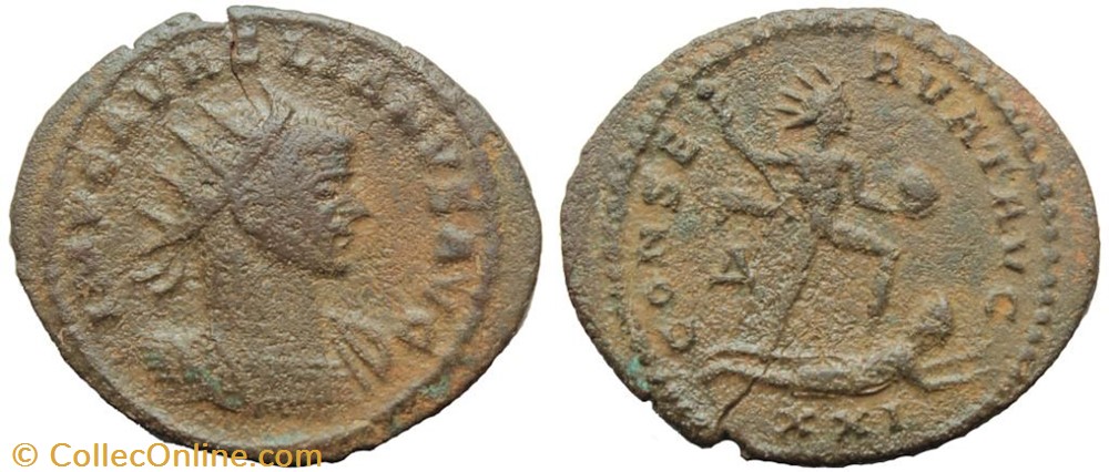 AURELIAN RIC TEMP 3168 SOLD coins ancient to romans imperial and republican aurelian ric temp 3168 sold