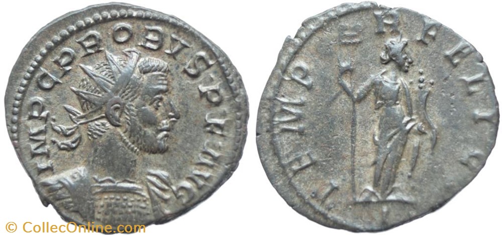 PROBUS BASTIEN 269 TEMPR FELICI (SIC!) SOLD coins ancient to romans imperial and republican probus bastien 269 tempr felici sic sold