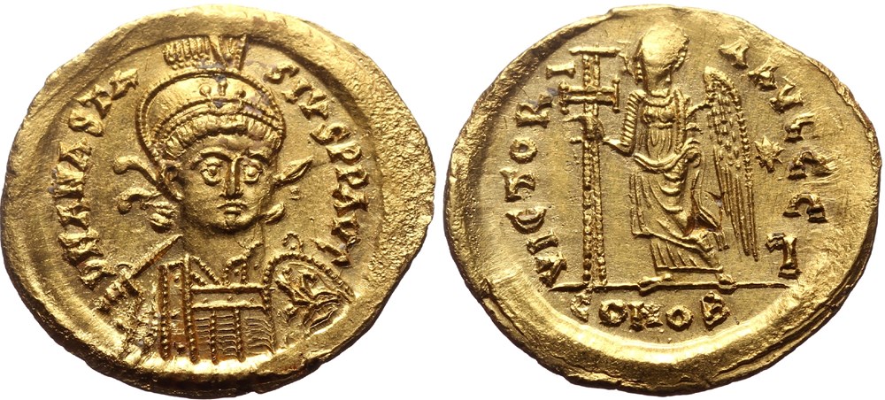 SEAR 0003 ANASTASIUS coins byzantine to heraclius dynasty sear 0003 anastasius
