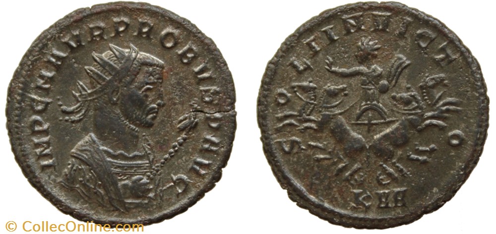 PROBUS RIC 864var. SOLD coins ancient to romans imperial and republican probus ric 864var sold
