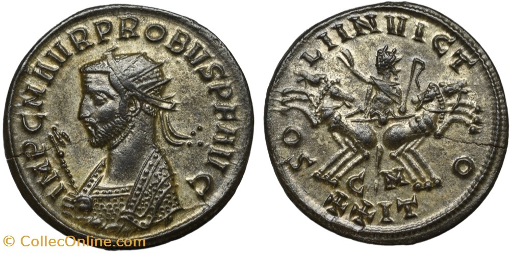 PROBUS RIC 911 OFFICINA 3 SOLD coins ancient to romans imperial and republican probus ric 911 officina 3 sold