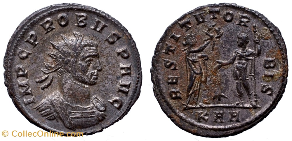 PROBUS RIC 855var. SOLD coins ancient to romans imperial and republican probus ric 855var sold