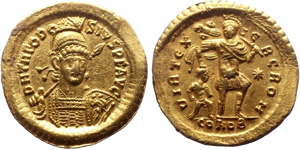 011c Theodosius II coins ancient to other 011c theodosius ii