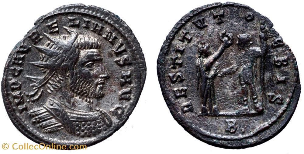 AURELIAN RIC TEMP 2969 SOLD coins ancient to romans imperial and republican aurelian ric temp 2969 sold