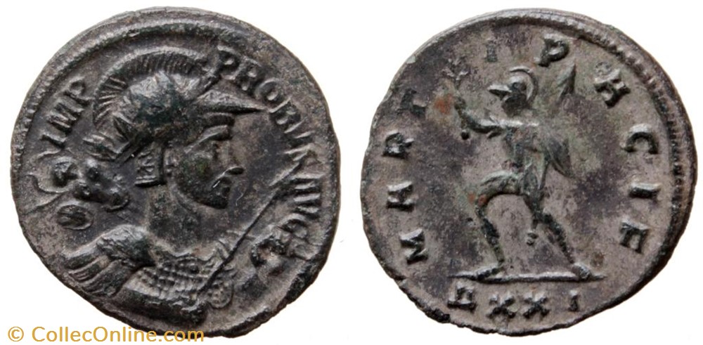 PROBUS RIC 542var. SOLD coins ancient to romans imperial and republican probus ric 542var sold