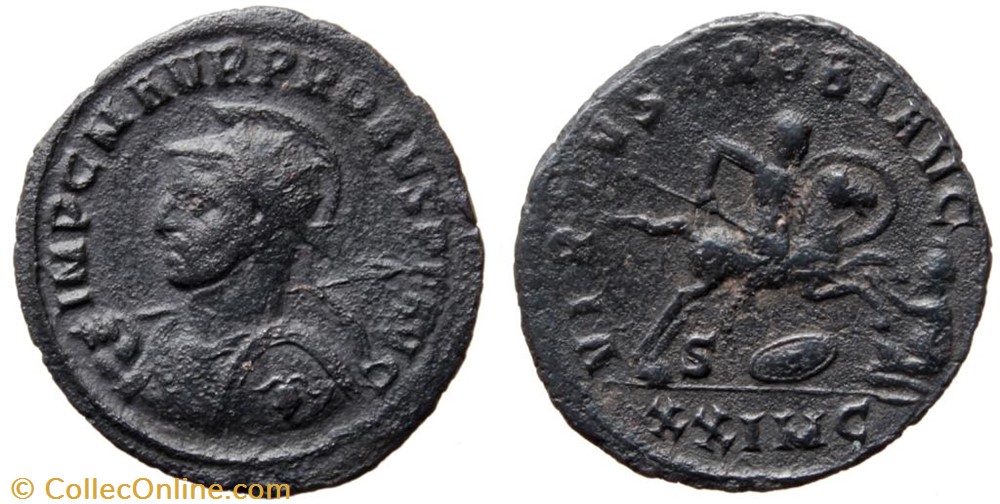 PROBUS RIC 912 CORR. OFFICINA 2 SOLD coins ancient to roman republic imperial probus ric 912 corr officina 2 sold