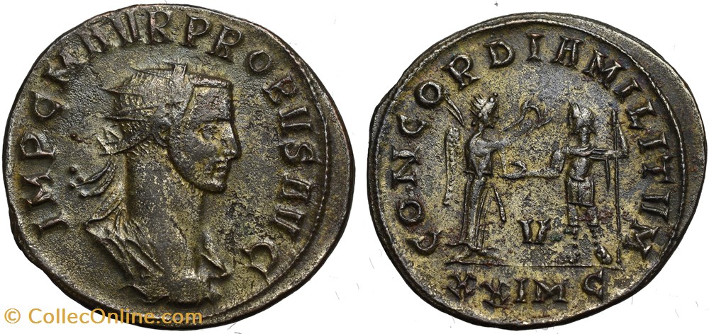 PROBUS RIC 908 XXIMC OFFICINA 5 SOLD coins ancient to roman republic imperial probus ric 908 xximc officina 5 sold