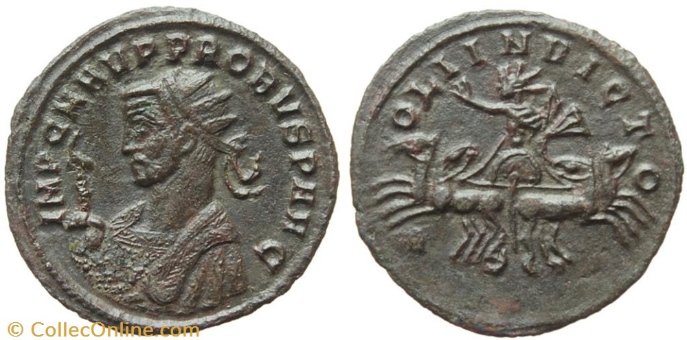 PROBUS RIC 864var. SOLD coins ancient to romans imperial and republican probus ric 864var sold