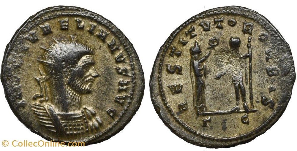 AURELIAN RIC TEMP 2992 SOLD coins ancient to romans imperial and republican aurelian ric temp 2992 sold