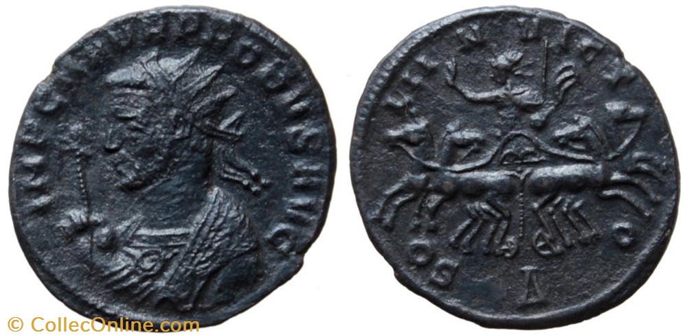 PROBUS RIC 862var. SOLD coins ancient to romans imperial and republican probus ric 862var sold