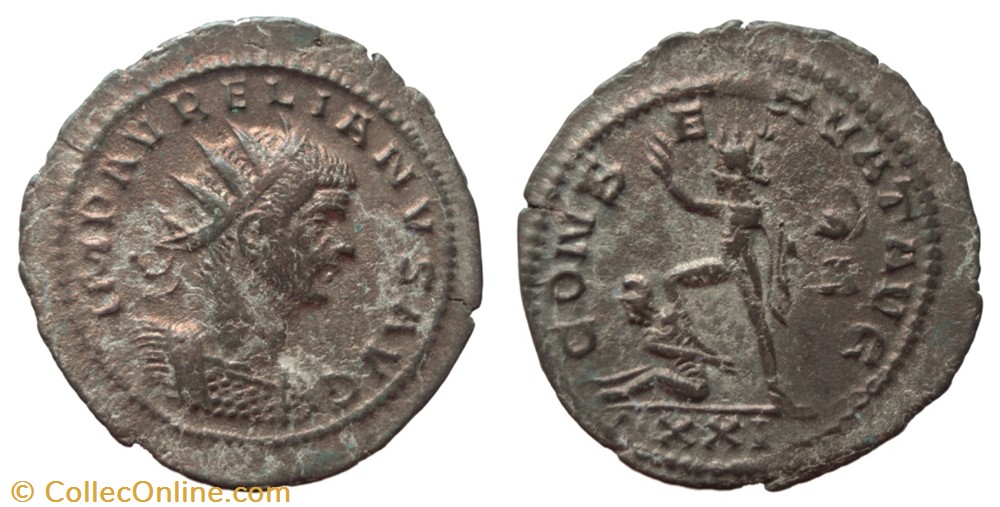 AURELIAN RIC TEMP 3157 SOLD coins ancient to romans imperial and republican aurelian ric temp 3157 sold