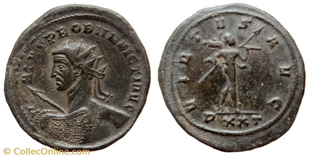 PROBUS RIC 431var. SOLD coins ancient to romans imperial and republican probus ric 431var sold
