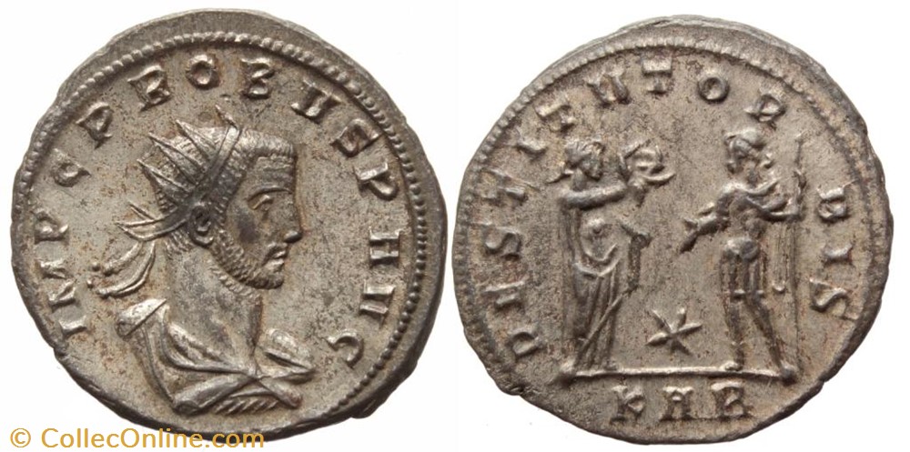 PROBUS RIC 855var. SOLD coins ancient to romans imperial and republican probus ric 855var sold