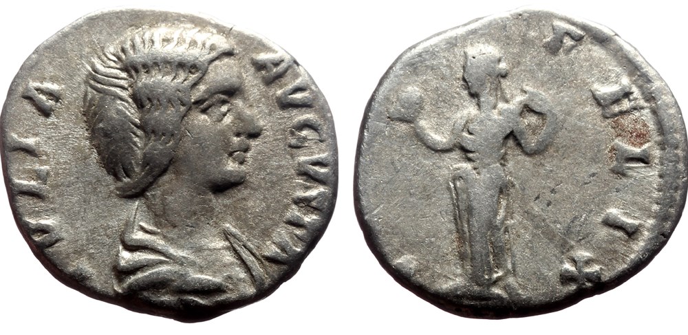 coins ancient to romans imperial and republican ivlia domna sold 160