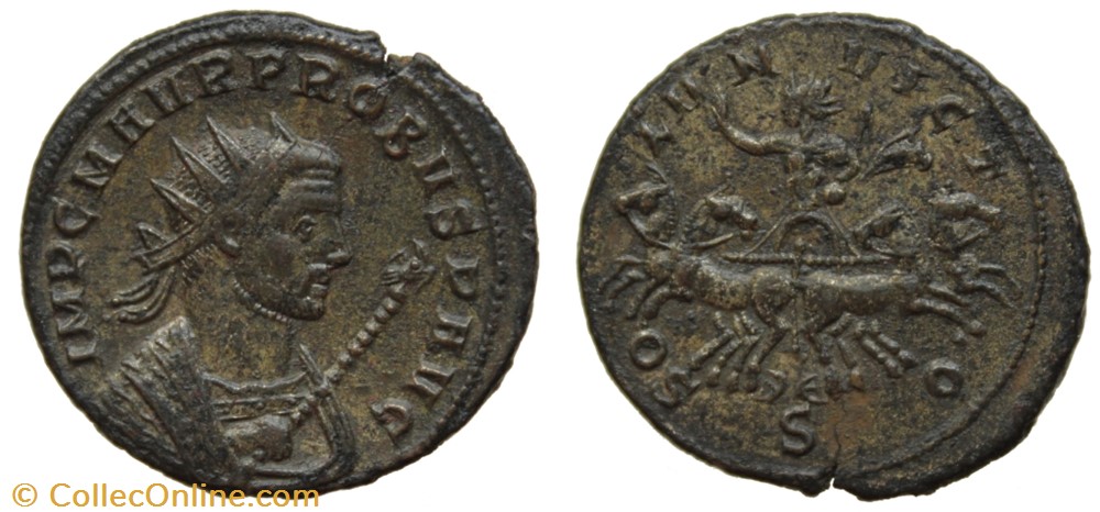 PROBUS RIC 864var. SOLD coins ancient to romans imperial and republican probus ric 864var sold