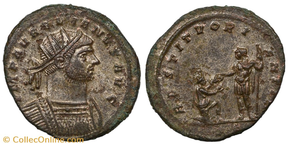 AURELIAN RIC TEMP 2198 - SOLD coins antique b to roman republican imperial aurelian ric temp 2198 sold