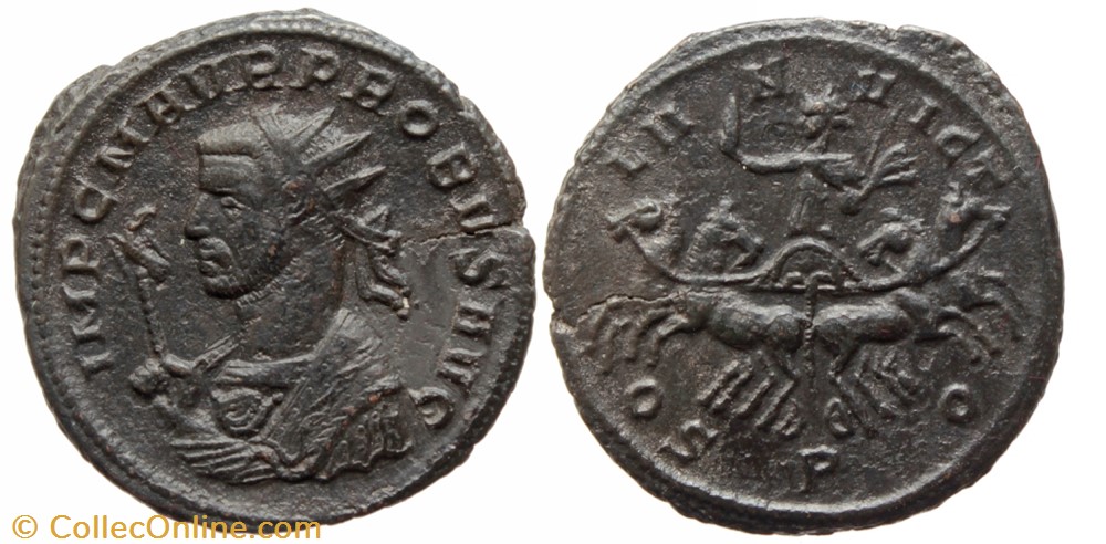 PROBUS RIC 862var. SOLD coins ancient to romans imperial and republican probus ric 862var sold