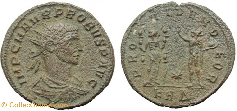PROBUS RIC 844var. SOLD coins ancient to romans imperial and republican probus ric 844var sold