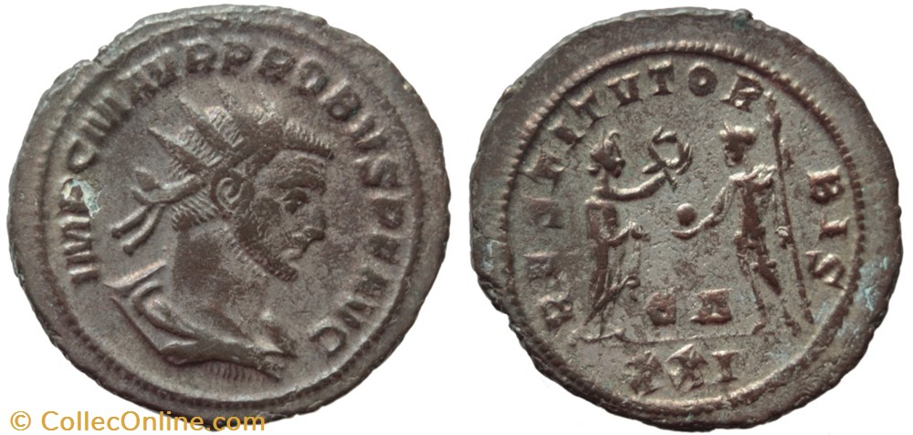 PROBUS RIC 925 9th officina another specimen SOLD coins ancient to romans imperial and republican probus ric 925 9th officina another specimen sold